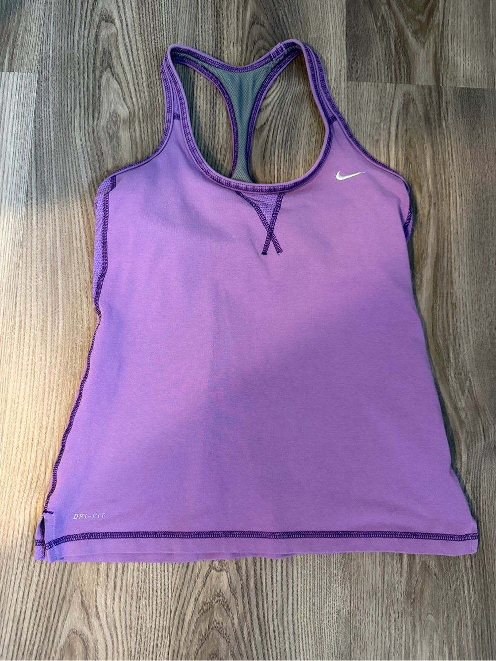 Nike Purple Racerback Dri-FIT Tank Top